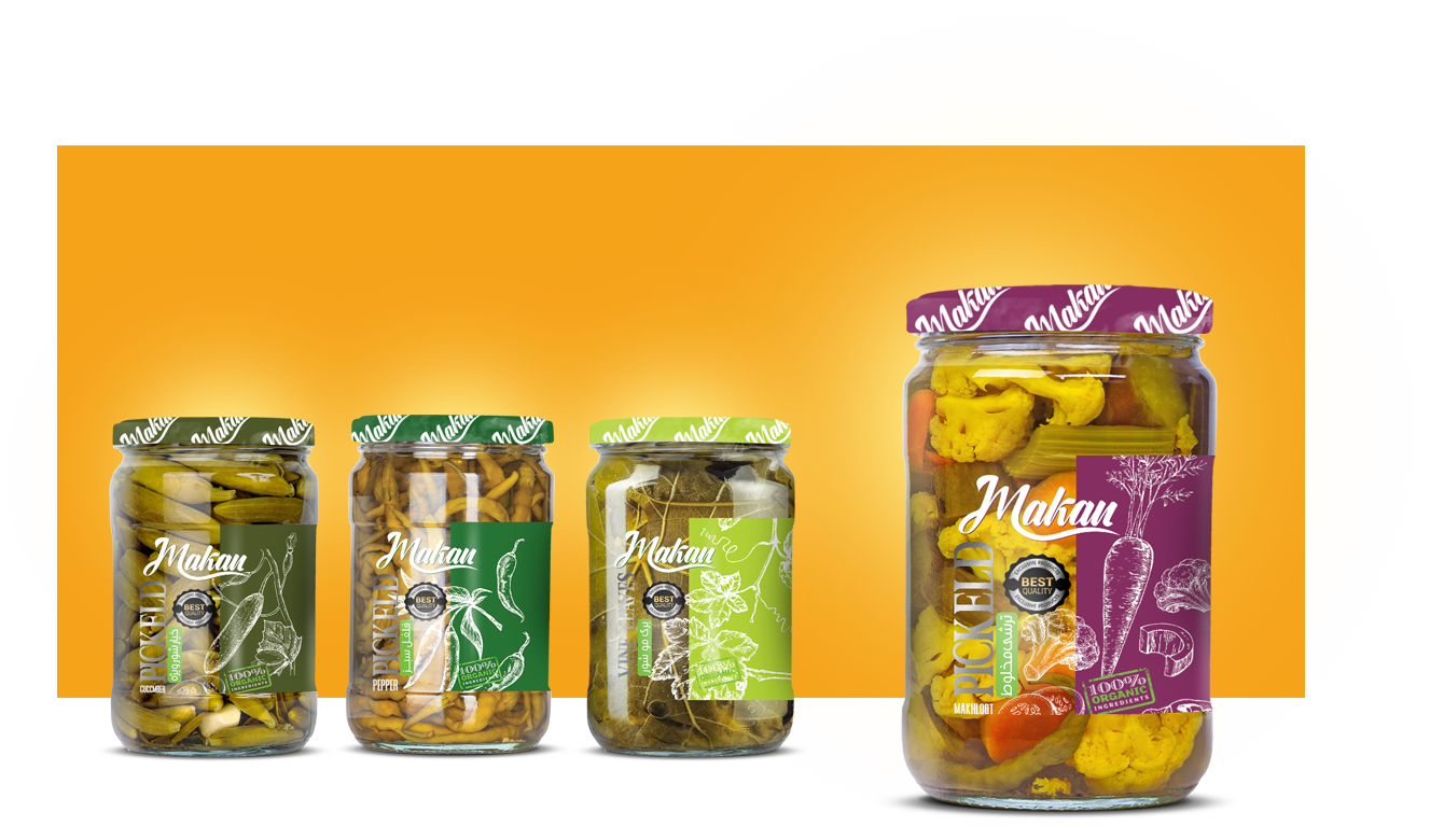 طراحی لیبل ترشی جات