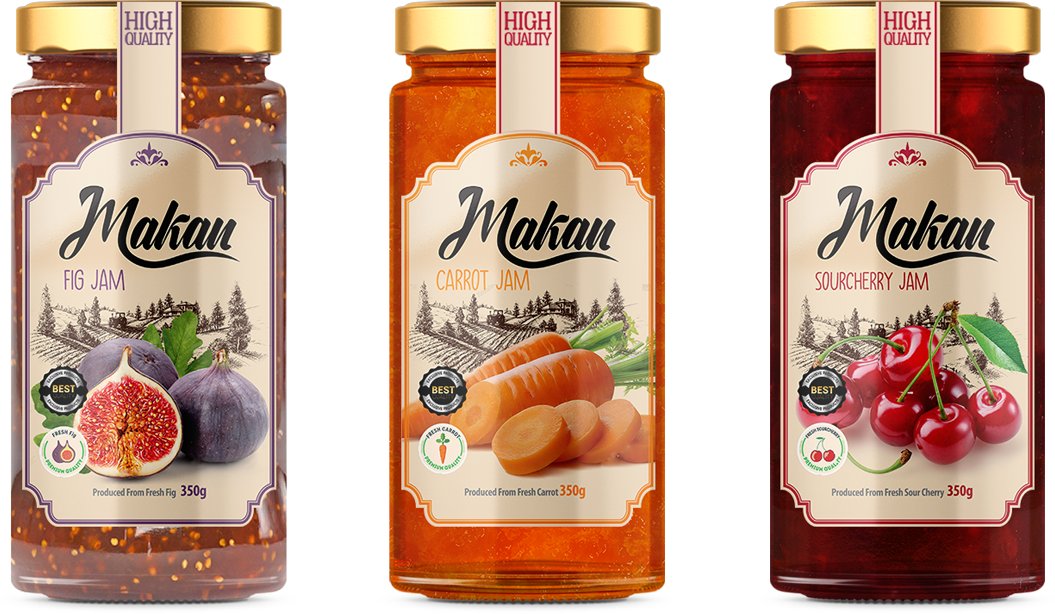 طراحی لیبل مرباجات
