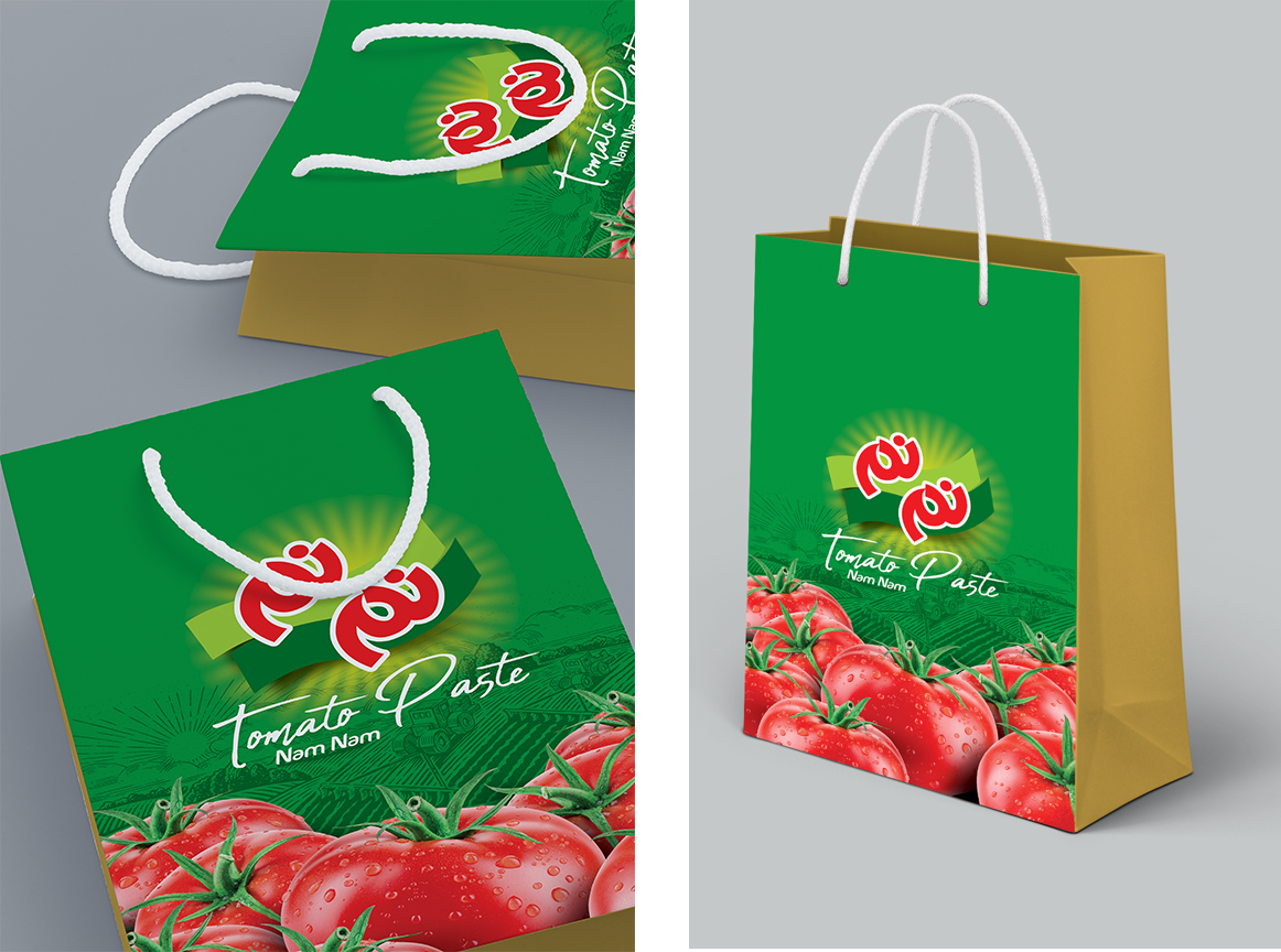 طراحی ساک خرید نم نم