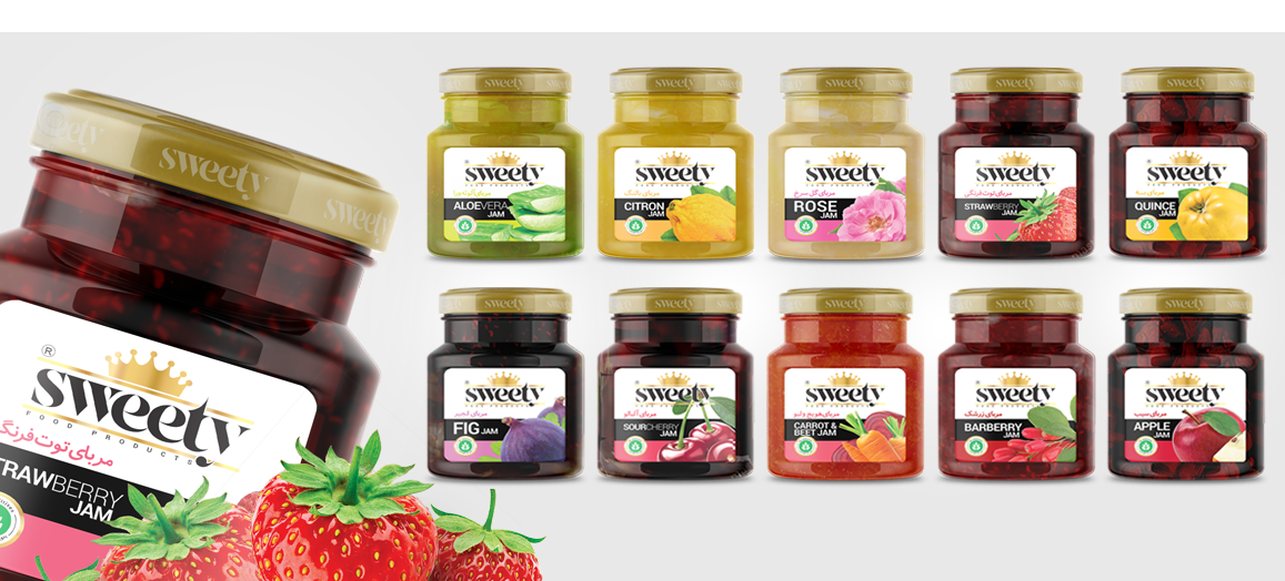 طراحی لیبل مرباجات سوییتی