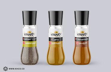طراحی لیبل ادویه - طراحی بسته بندی ادویه