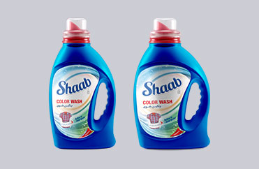 طراحی بسته بندی مایع لباس شویی شاب