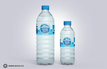 طراحی بسته بندی بطری آب