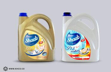 طراحی بسته بندی مایع ظرف شویی شاب - طراحی لیبل مایع ظرفشویی