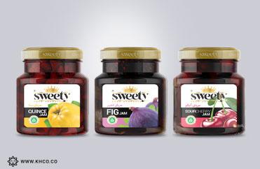 طراحی لیبل مربا