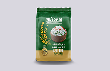 طراحی بسته بندی برنج