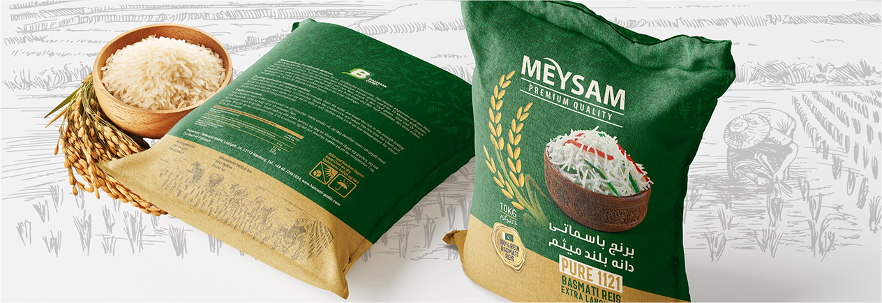 طراحی بسـته بندی برنج - بسته بندی برنج