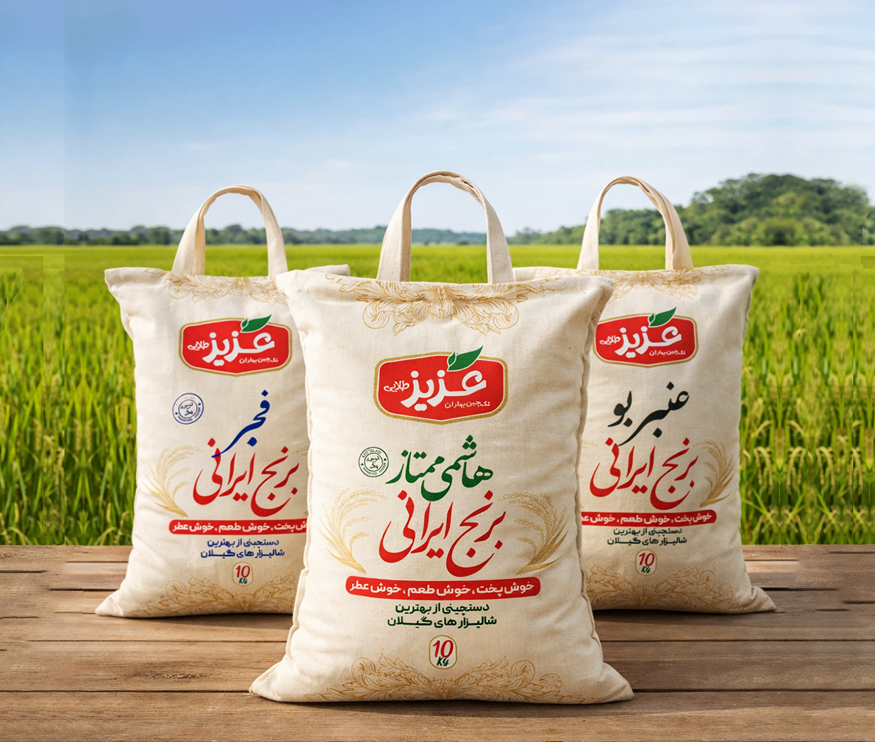 طراحی کیسه برنج