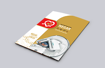 طراحی فولدر کلینیک قلب نگار