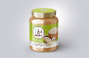 طراحی لیبل بسته بندی ارده شابلی