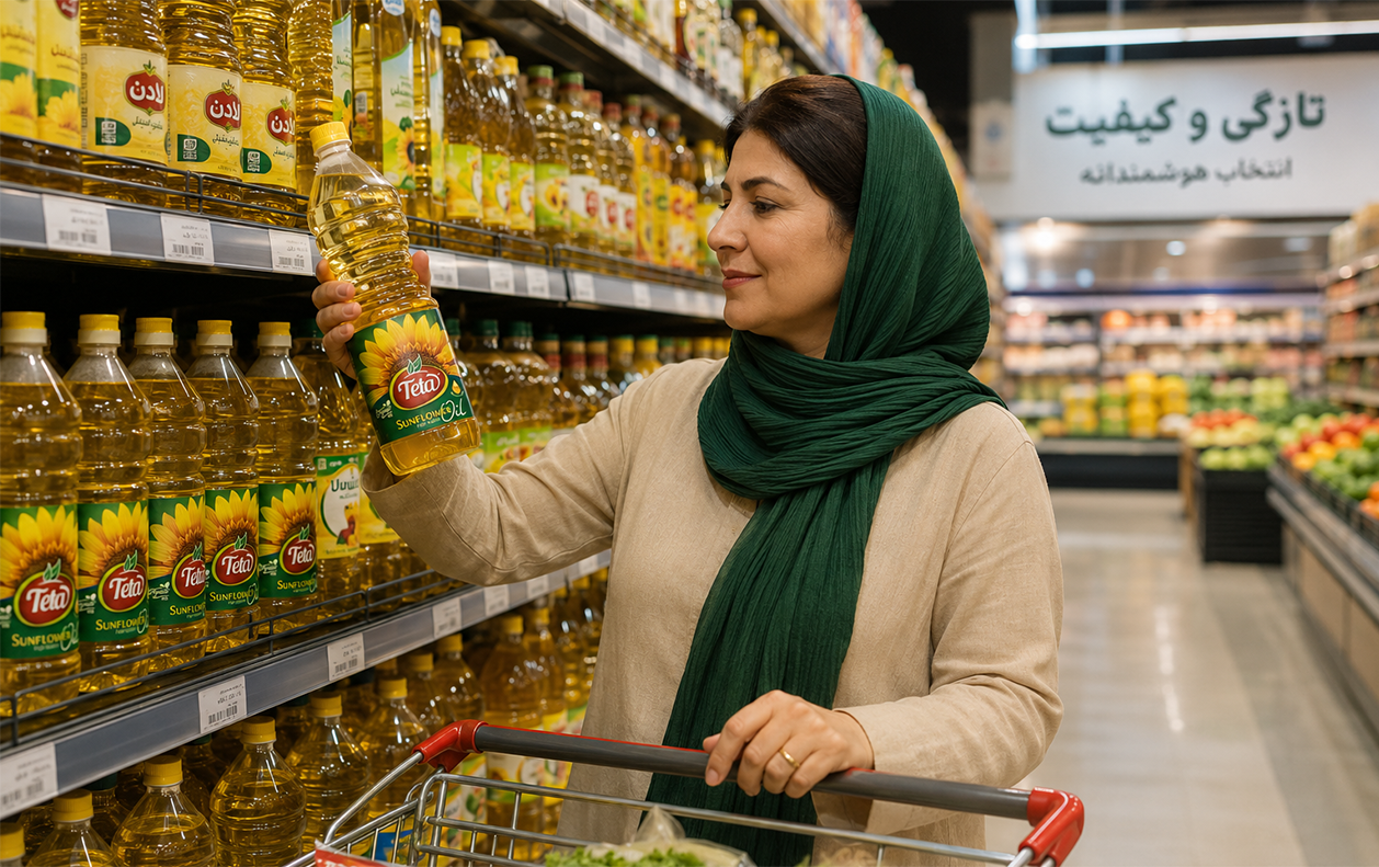 طراحی لیبل روغن مایع