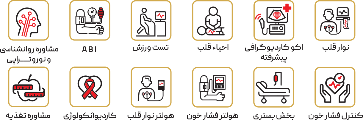 طراحی پیکتوگرام کلینیک قلب نگار